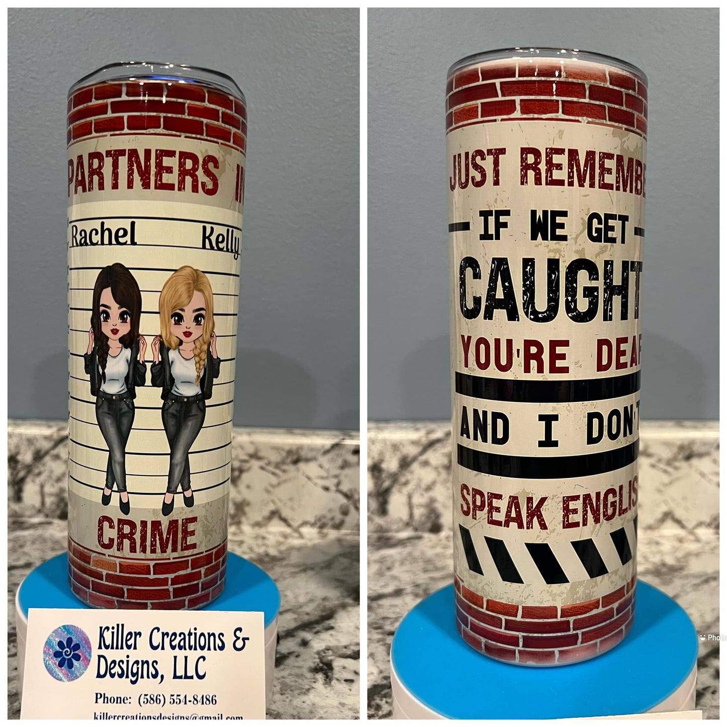 Partners in Crime 20oz Tumbler
