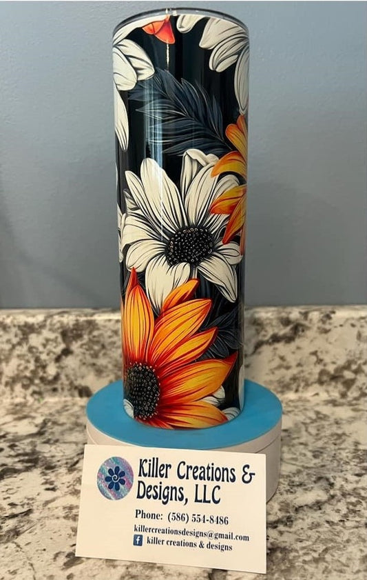 Fall Flower 20oz Tumbler