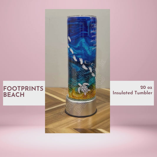 Beach Ink Swirl Tumbler – A Reminder You’re Never Alone